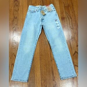 Women’s 25x26 light wash wedgie straight jeans